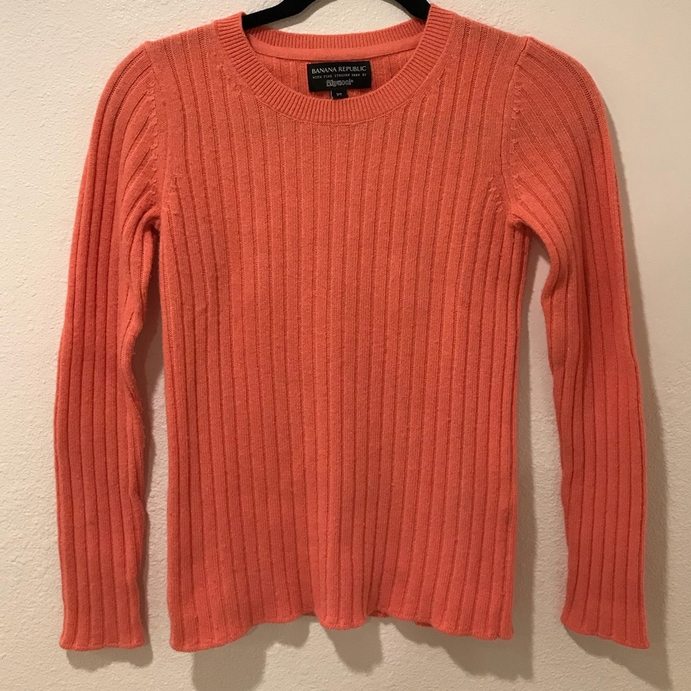 Banana Republic Filpucci coral sweater sz XS